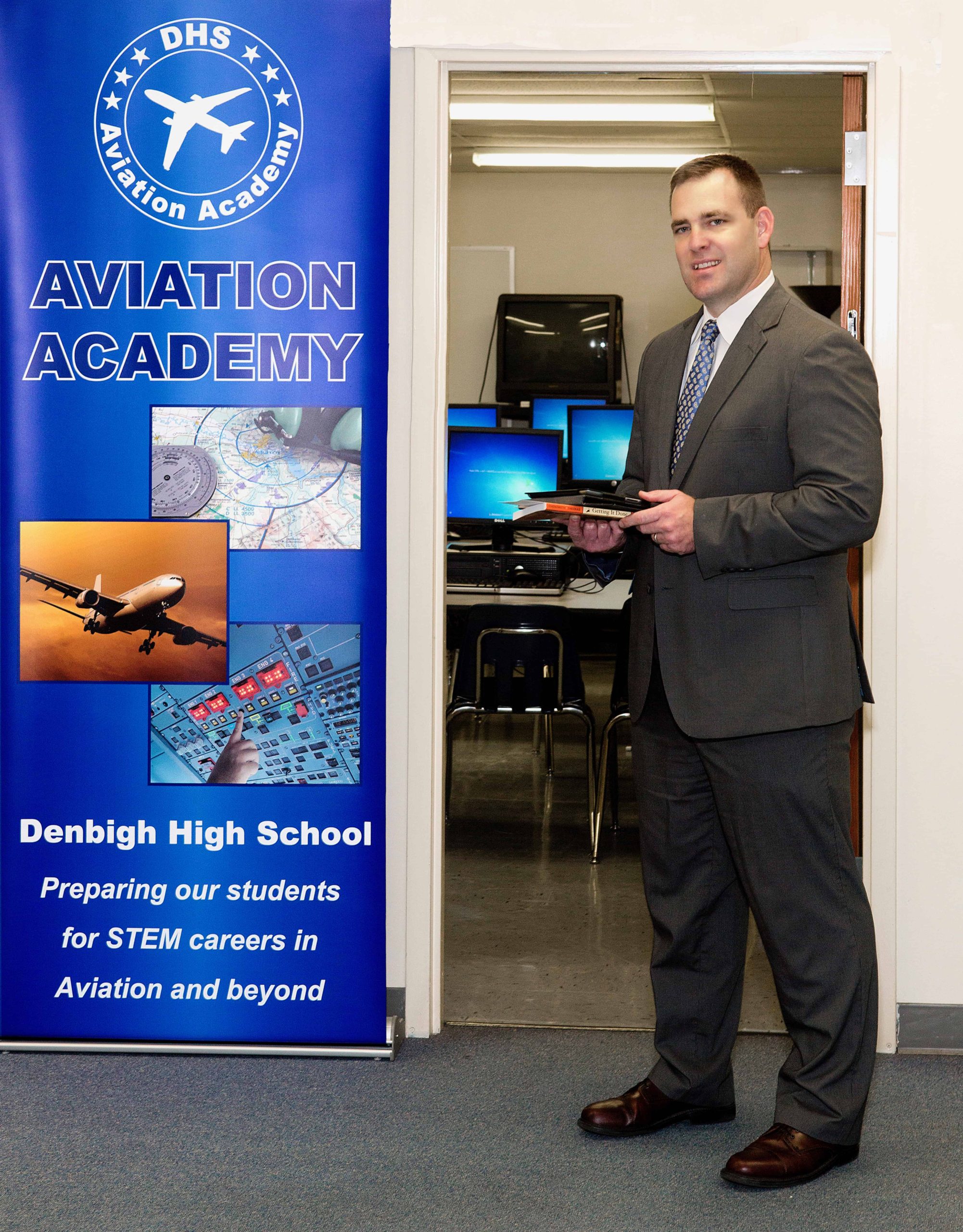 Aaron L. Smith is at Aviation Academy.