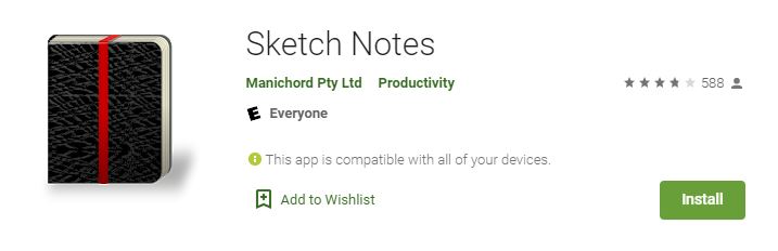 One of the great digital notebooks is Sketch Notes